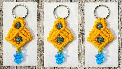 Macrame Keychain#new #video #keychain #tutorial