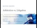 Arbitration vs. Litigation: Choosing Your Dispute Resolution Method Wisely