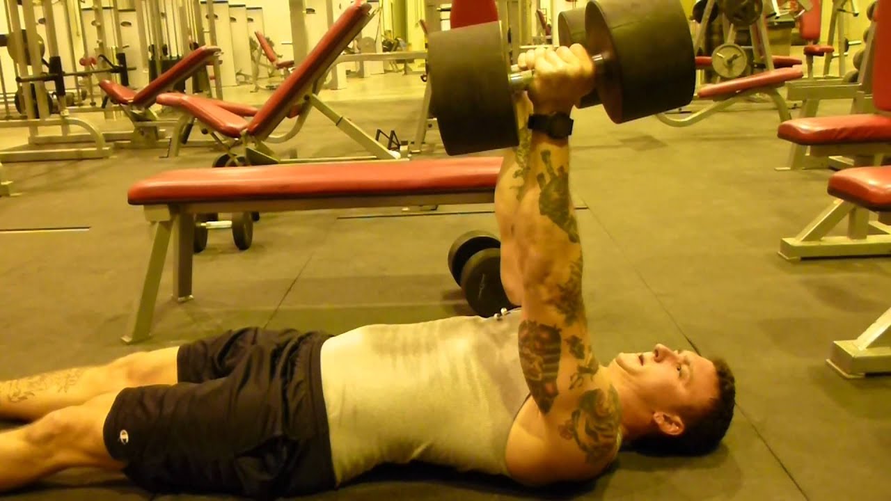 db floor press football/hammer grip YouTube