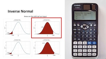 Inverse Normal Function in Casio fx-991EX Calculator