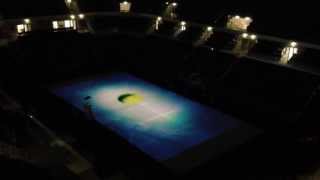 Video Mapping Stadio Centrale del Tennis di Roma (iPhone Version). Internazionali BNL d'Italia 2013