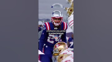 NFL Cornerbacks With The Most Interceptions In The Last 5 Years #shorts