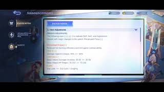 Freya Nerf, Alice Adjustment, Roam Boots Buff & Item Revert - Patch Notes 2.1.18 Advance Server Mlbb