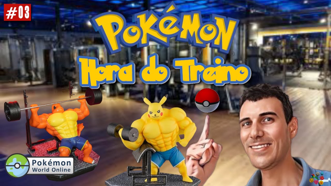 🔴LIVE #03  - POKÉMON WORLD ONLINE - HORA DO TREINO POKEMON (Cowbas®)