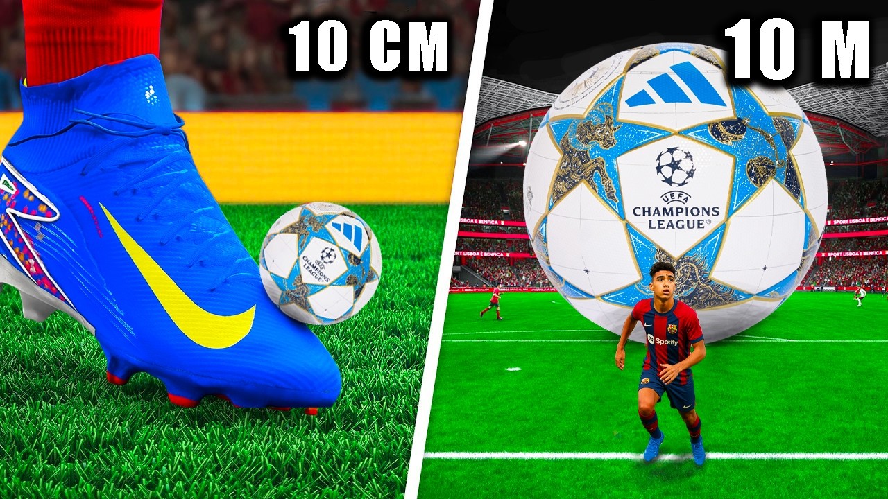 À CHAQUE BUT, LE BALLON DEVIENT PLUS GRAND !