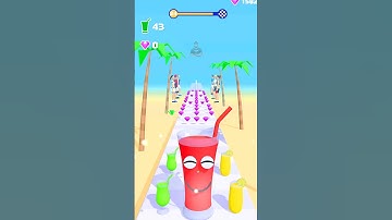 Juice glass runner android ios games #shorts