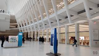 [ World Trade Center Station/The Oculus ] Walking inside World Trade Center Station ⁴ᴷ⁶⁰