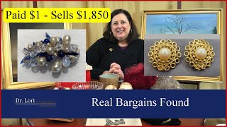 Real Bargains Found for $1 | Rousselet, Jensen & Gucci Marked Jewelry, Cameos, Shoehorn by Dr. Lori