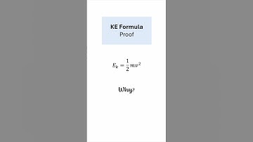 Kinetic Energy Formula Proof #physics #maths #shorts #education