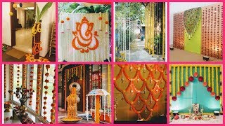 Flower decoration ideas || festival background flower decoration ideas ||