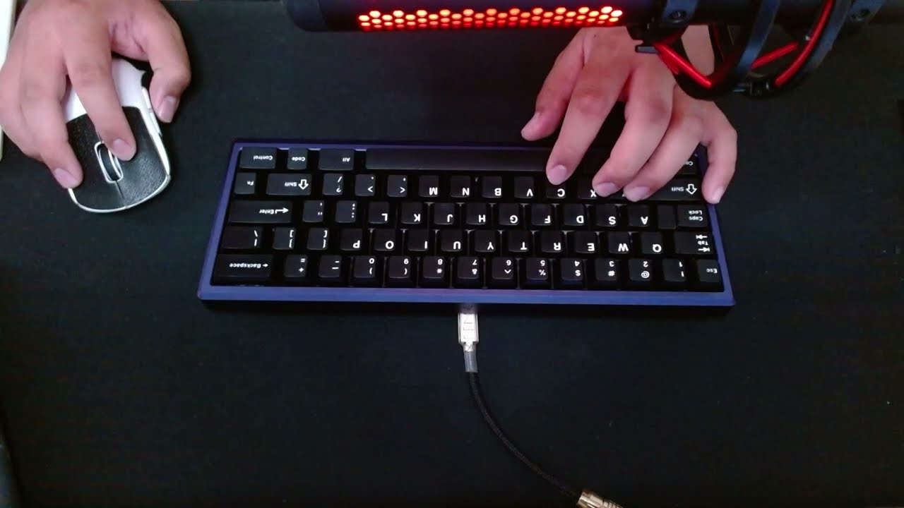 Vertex Arc60 | Popu Switches | Aluminum Plate | Sound Test