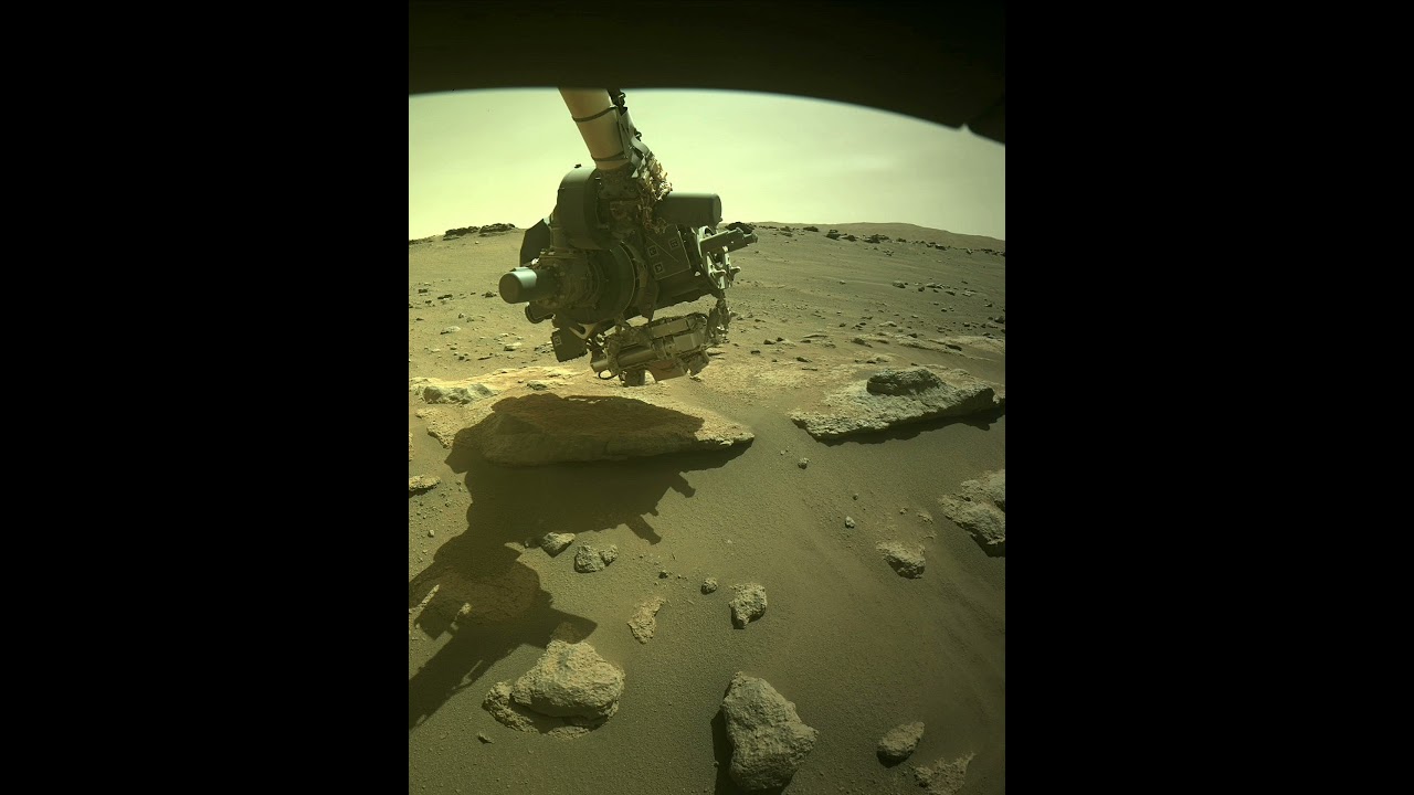 Perseverance Drilled 2 Holes in Mars Rock . Latest 8th Rock Sample Collection Footage.