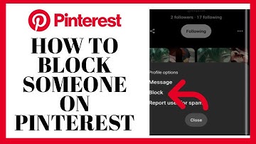 How To Block Someone On Pinterest?