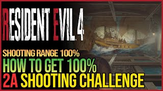 Shooting Range 2A 100% Result Resident Evil 4 Remake screenshot 5