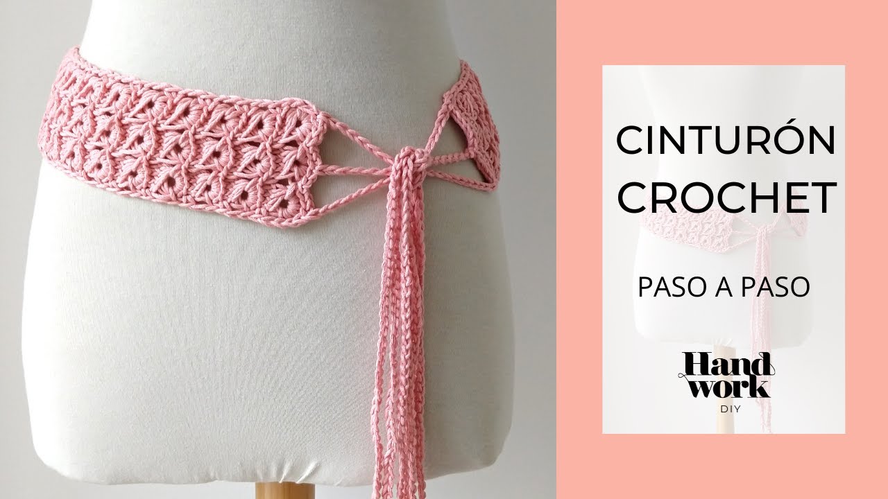 Cómo tejer crochet cinturón todas las - YouTube