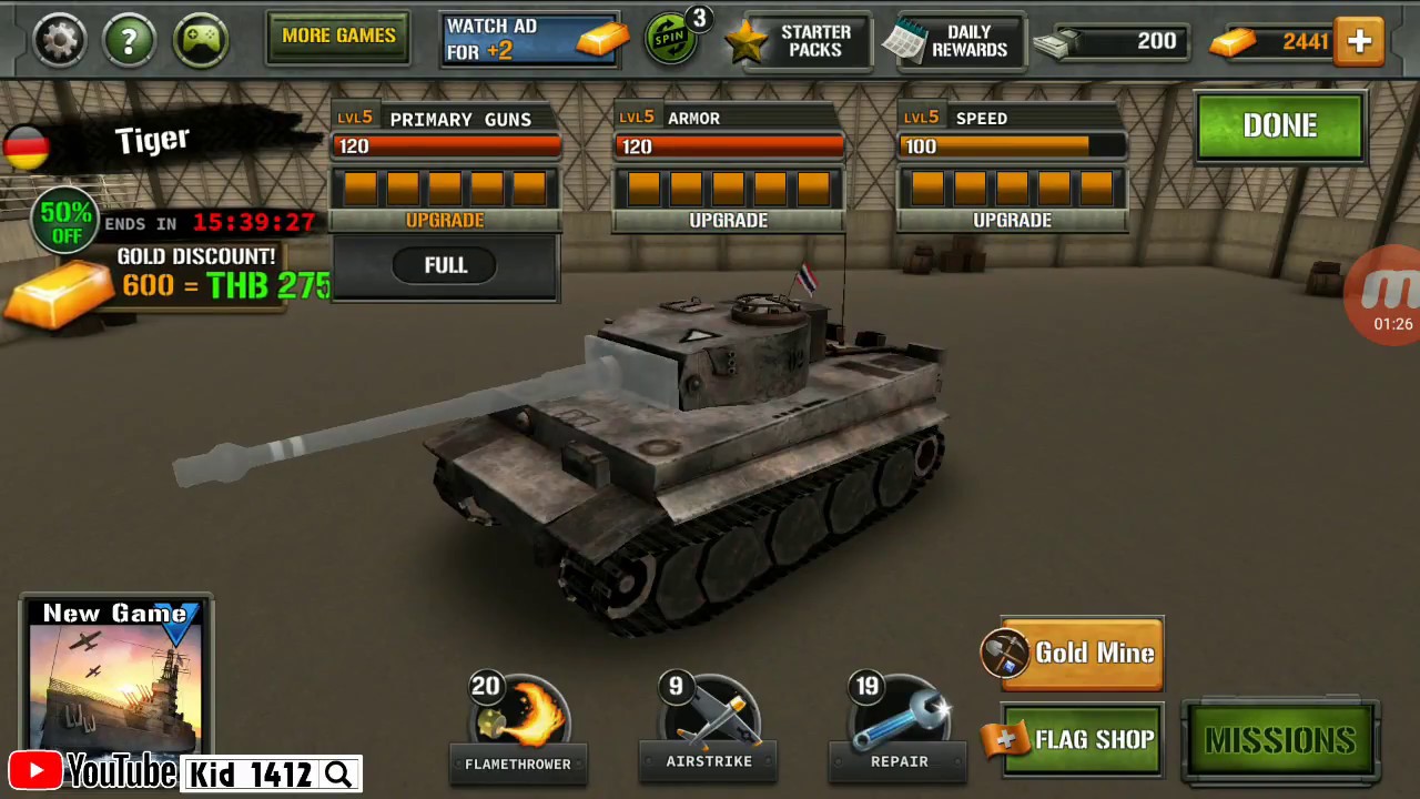 Tanks of Battle World War 2 MOD YouTube