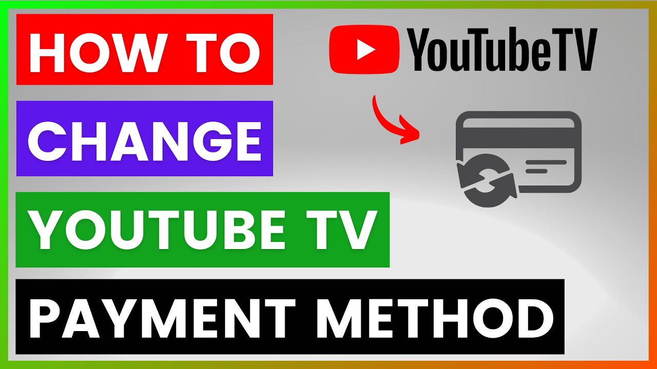 How To Change YouTube TV Payment Method? [in 2025] - YouTube