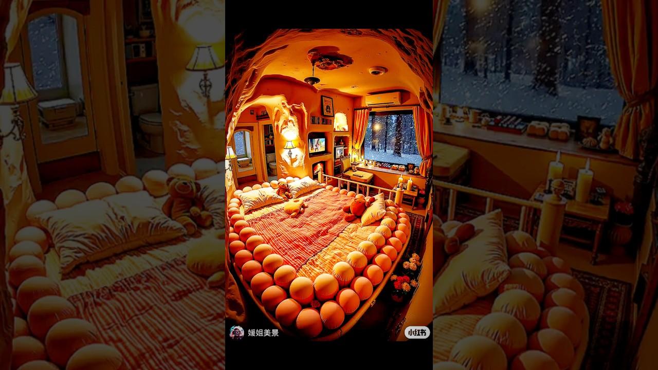 Unbelievable Cave-Style Bedroom Design 😍 | Cozy Room Inspiration 