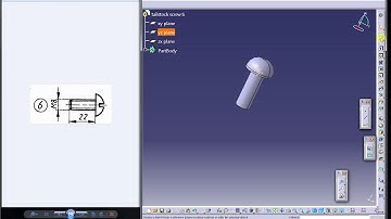 Tailstock , Catia V5, Part 6, Screw