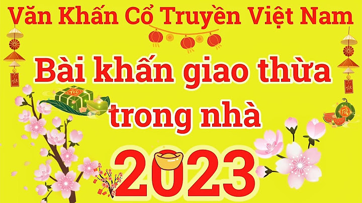 Bài văn khấn đêm giao thừa nă 2023 năm 2024