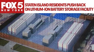 Staten Island residents push back on Lithium-Ion battery storage facility