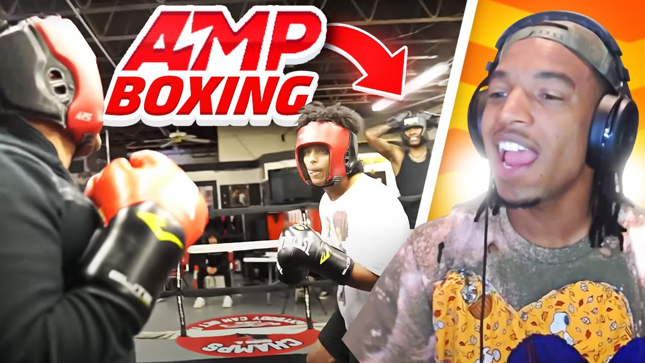BLOU REACTS TO AMP TAG-TEAM 3V3 BOXING