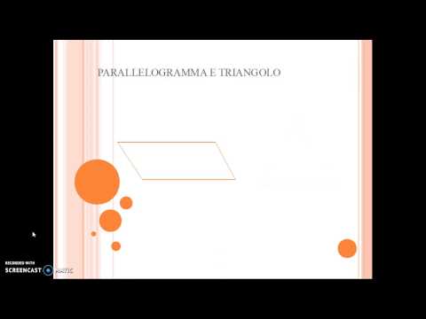 Video: Un parallelogramma è un triangolo?