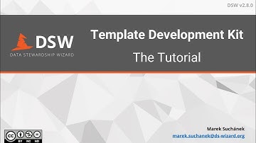 DSW Template Development Kit Tutorial (Nov 2020)