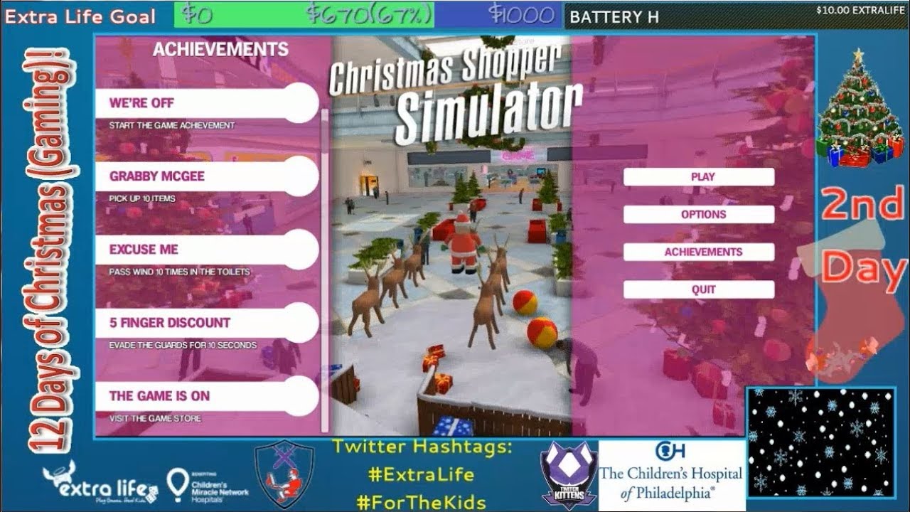 12 Days of Christmas Gaming 2018 Day 2 - Christmas Shopper Simulator