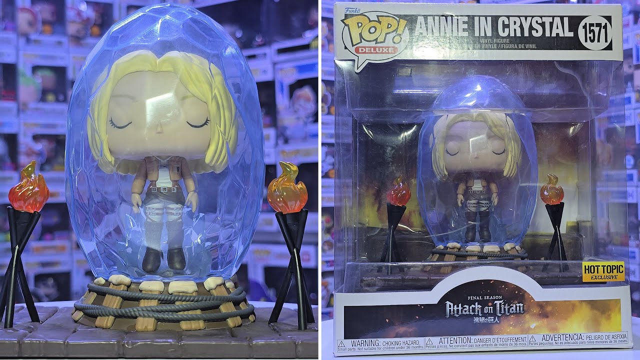 ANNIE IN CRYSTAL 1571 | UNBOXING FUNKO POP ATTACK ON TITAN - YouTube