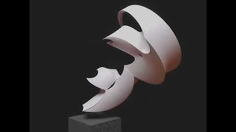 Generated Sculpture by Evolutionary Algorithm (m8 219 3x)