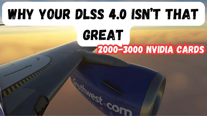 How to ACTUALLY run DLSS 4.0 frame gen mod - msfs 2024