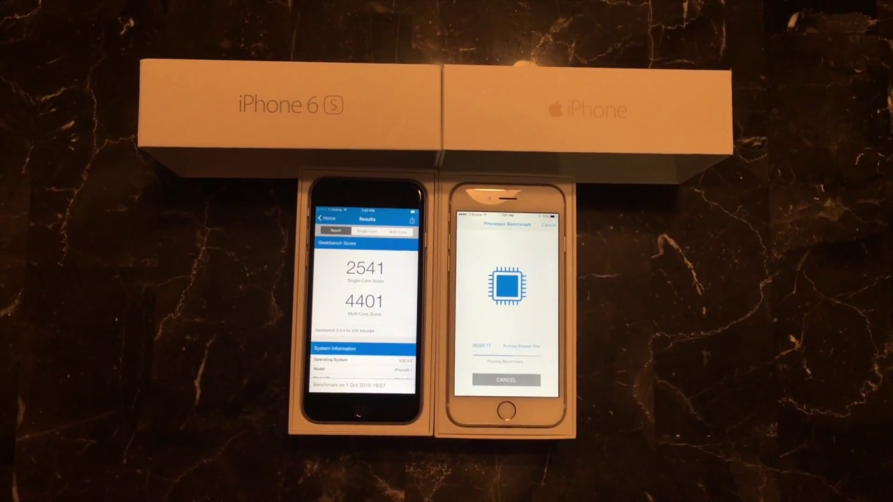 Iphone 6s vs Iphone 6 Geekbench