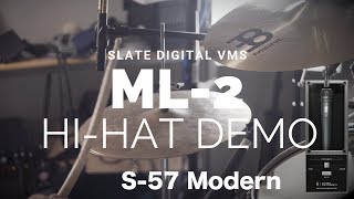 Slate ML-2 Microphone Models - Hi Hat Demo