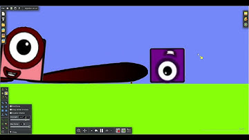 Tiny Numberblocks Battle 11 in Algodoo (No Sound)