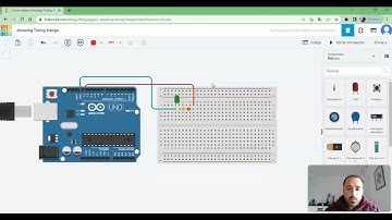 TINKERCAD ARDUINO ESO 1 CABLEAR LED