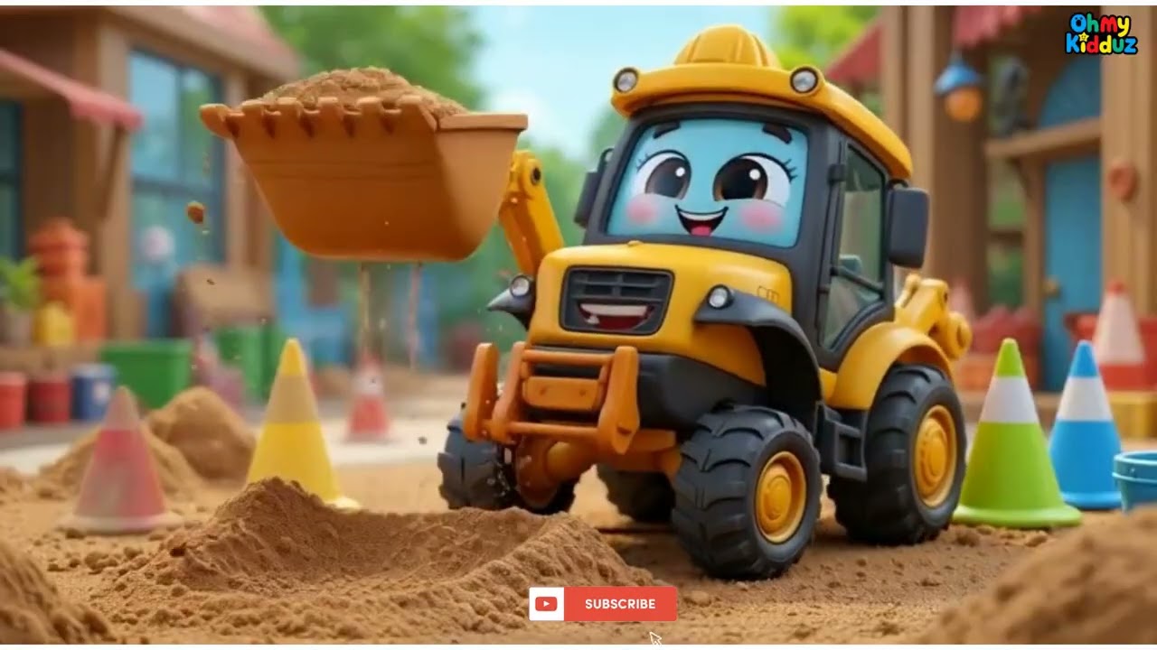 JCB Animation | Digging & Loading Fun | Kids Cartoon 