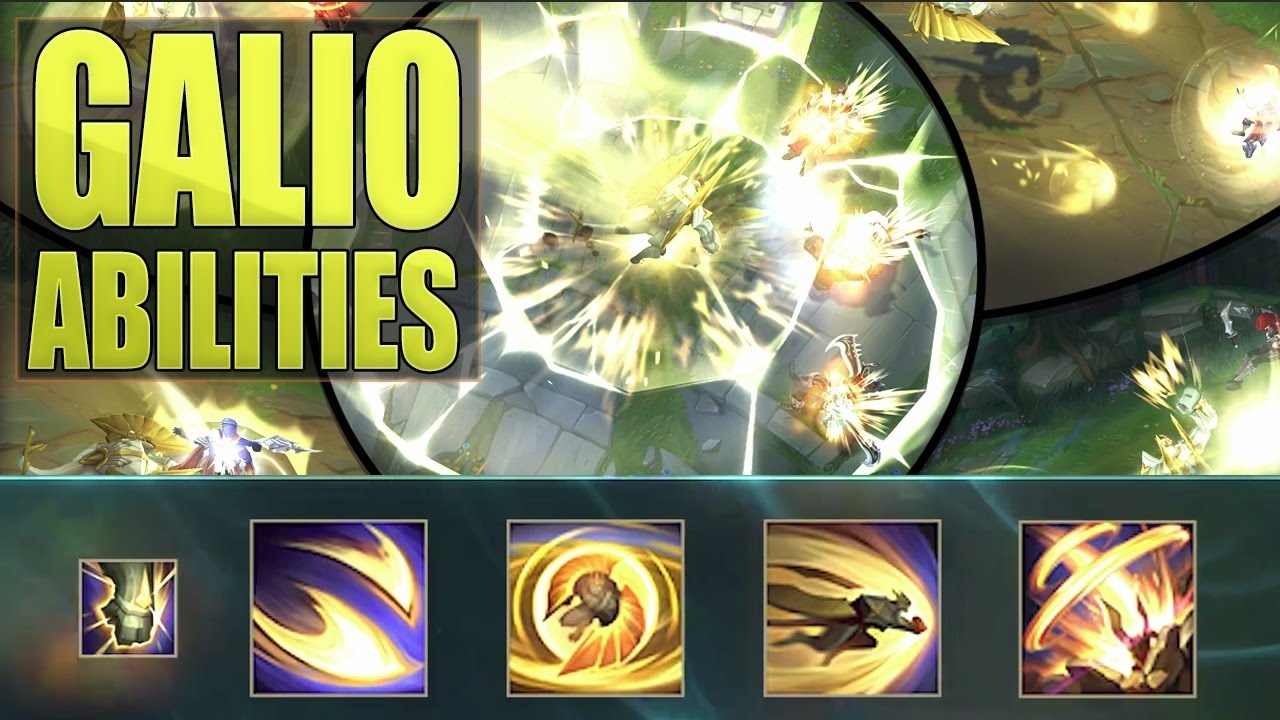 GALIO REWORK ABILITIES SPOTLIGHT GAMEPLAY - League of Legends - YouTube