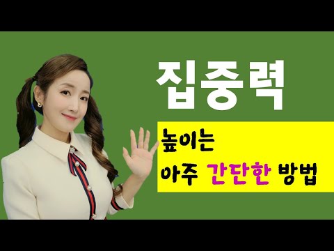 집중력 높이는 법 (나는 매일 이렇게 일한다)