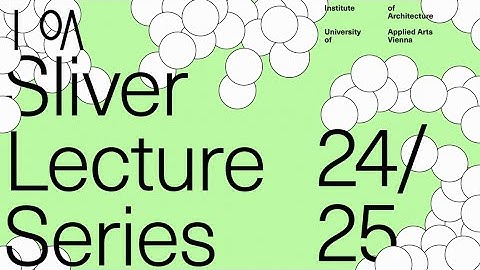 I oA Sliver Lecture Series 2024/25 Applied Imaginaries - Anne Holtrop (Studio Anne Holtrop)