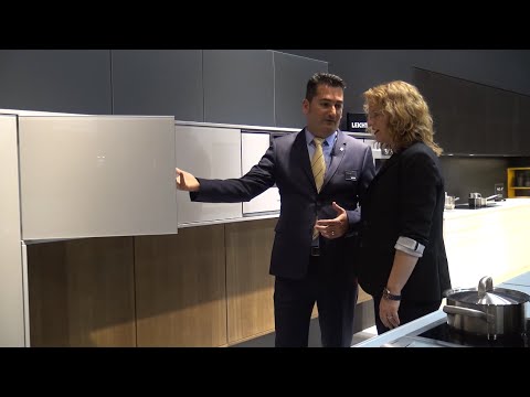 Leicht at Eurocuchina: Metallic Glass Finish