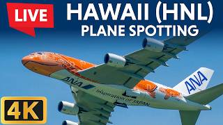 Two A380s Arrive - LIVE PLANE SPOTTING in HAWAII - HNL/PHNL