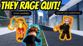 Tryhard 20K Bounty Criminals Gets Salty Until They Rage Quit Roblox Jailbreak