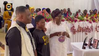 Piesie Esther Joins Bishop Adonteng Boateng To Put Smiles On Faces On Some Widows In Kumasi