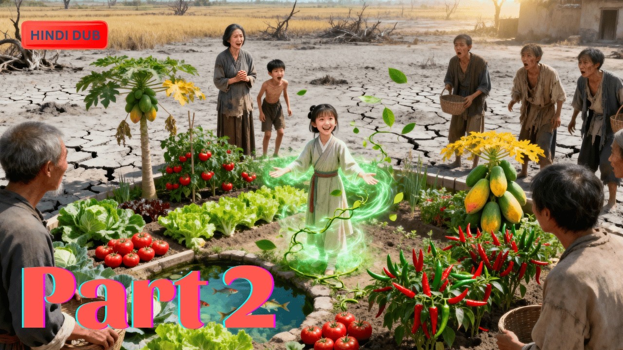 【Hindi Dub】🪙 अकाल में गिरी नन्ही बच्ची, जागी सब्ज़ी आत्मा की शक्ति से बचा परिवार 🌿✨