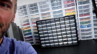 Akro-Mils 64 Drawer Plastic Storage Cabinet Setup & Review