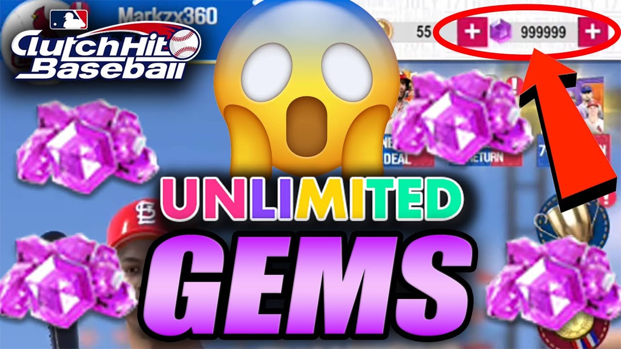 MLB Clutch Hit Baseball Hack Unlimited Free Gems YouTube