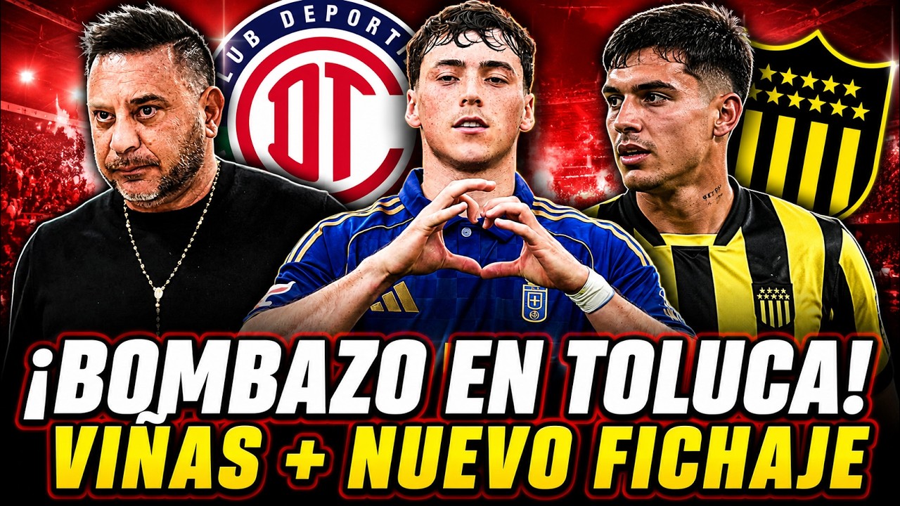 🔥 ¡BOMBAZO EN TOLUCA! Federico Viñas sacude el mercado y los Diablos preparan otro gran fichaje