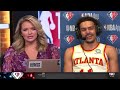 Trae Young Postgame Interview | Atlanta Hawks beat Cleveland Cavaliers 107-101