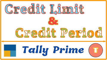 Set Credit Limit in Tally Prime | Credit Period in Tally Prime | Default Credit Period in Tally